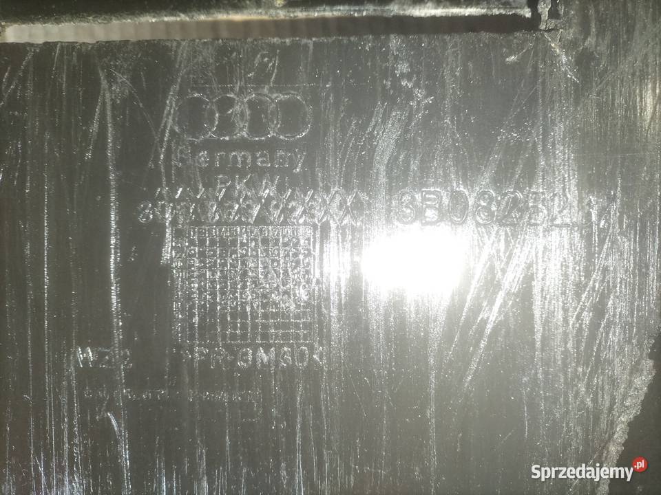 Osłona dolna silnika Audi a4b5 Passat b5 Skoda osobowe Elementy wygłuszające śląskie Poręba