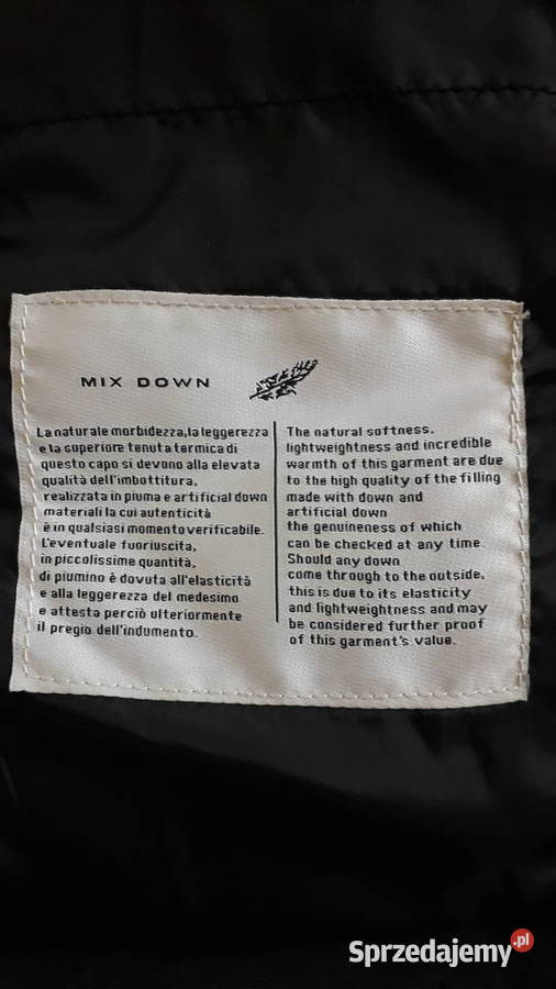 kurtka młodzieżowa puchowa szczupła firma Warszawa sprzedam