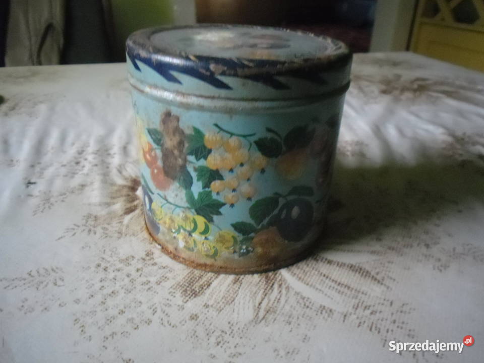 Pudełko metalowe landrynach mazowieckie sprzedam