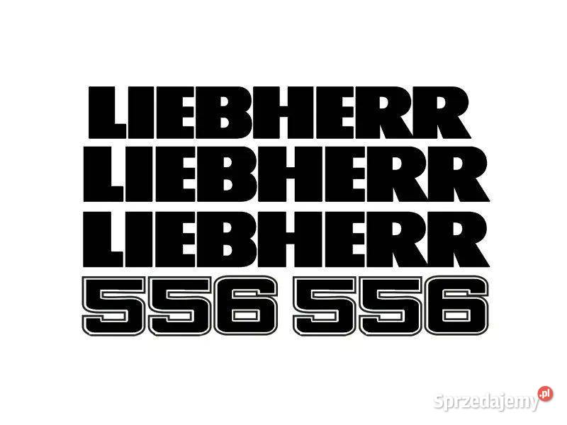 Naklejki naklejka oklejenie LIEBHERR 556 Do maszyn budowlanych