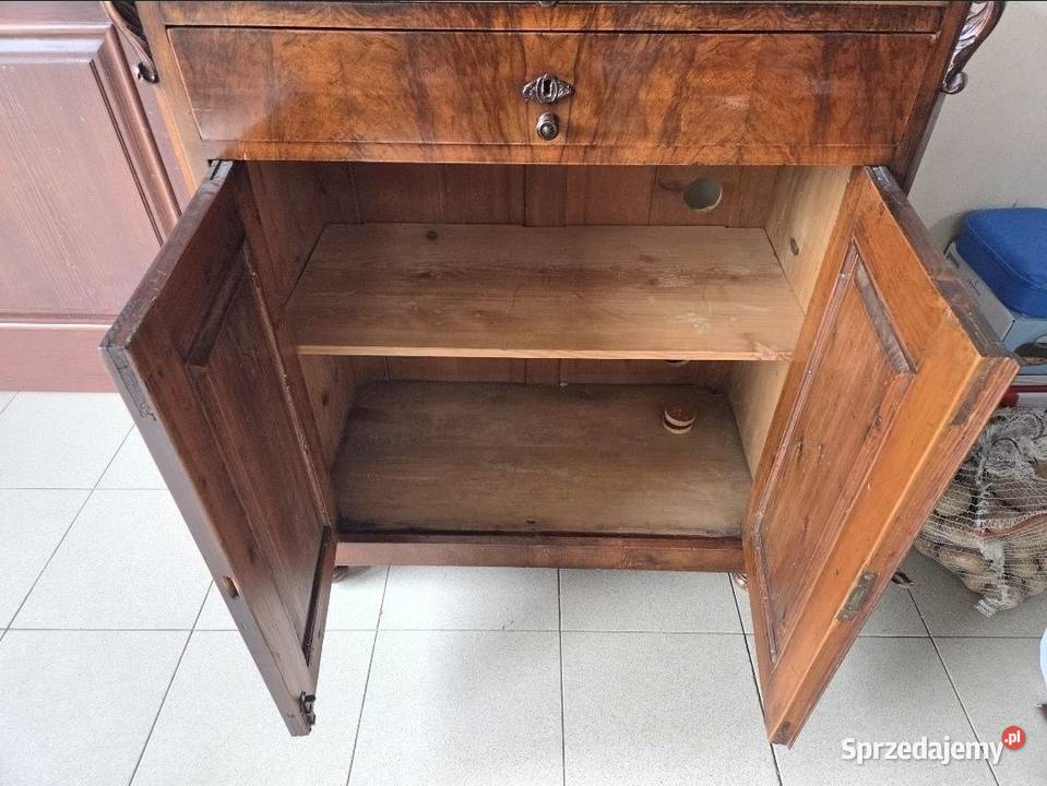 Komoda z lustrem w stylu Ludwik Filip Węgrów