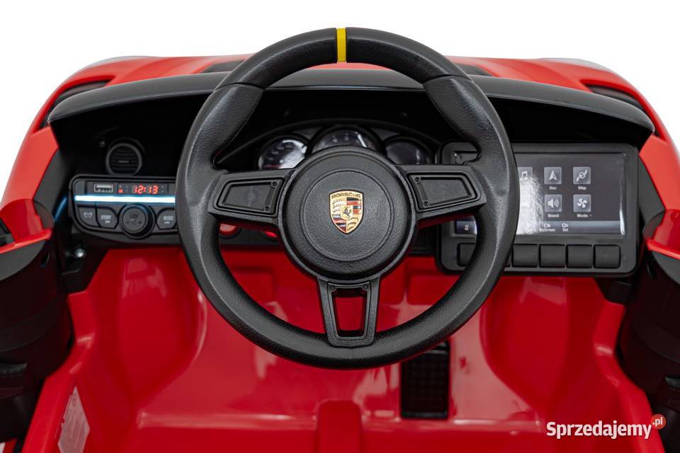 Porsche 718 Czerwone Auto na Akumulator 12V7Ah Pojazdy elektryczne i spalinowe sprzedam