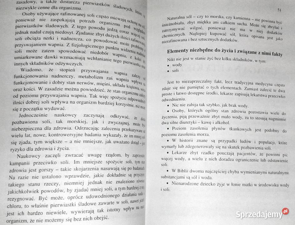 Lecznicze właściwości soli David G Adams Chełm