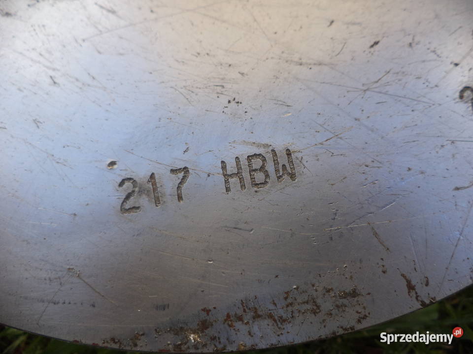 kowadło 48 stalka krążek stalowy sygnowany Starogard Gdański sprzedam