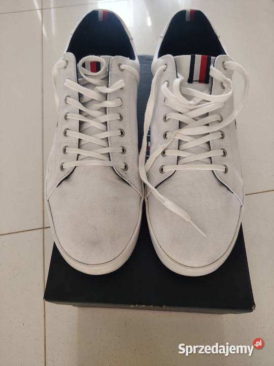 Buty sneakersy Hilfiger Tommy tkanina Męskie Wyżne sprzedam
