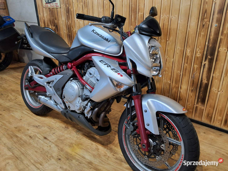 Kawasaki ER Piękny Motocykl KAWASAKI ER6n naked benzyna Stare Miasto