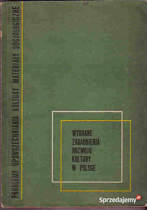 4109 WBRANE ZAGADNIENIA ROZWOJU KULTURY W POLSCE małopolskie