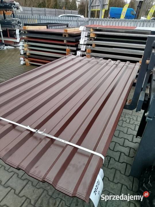 Blacha trapezowa brąz pakiety 50 sztuk Tanio i Pokrycia dachowe Sędziszów Małopolski sprzedam