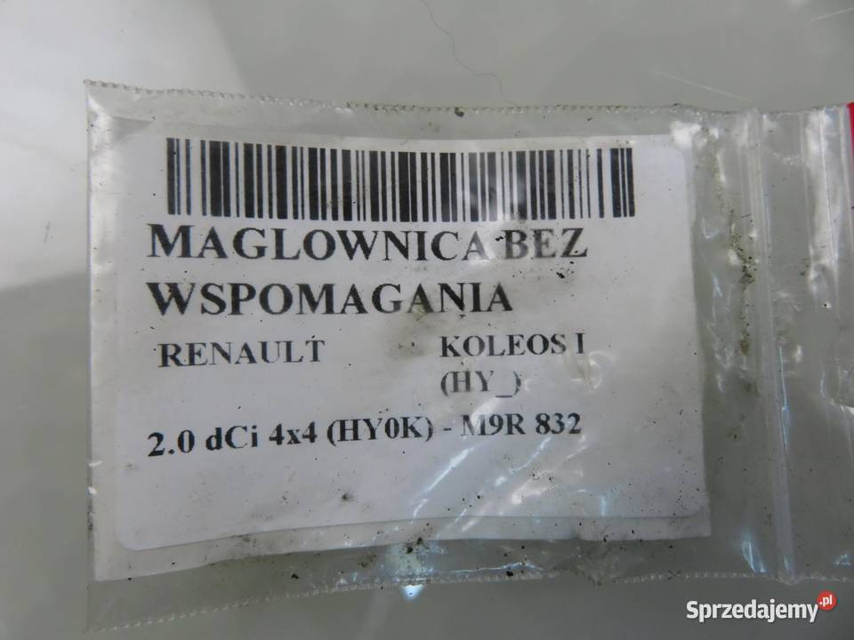 MAGLOWNICA RENAULT KOLEOS I HY 0026JY40A Motoryzacja