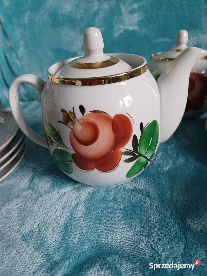 Serwis do kawy herbaty ĆCCP Baranówka vintage Antyki, Sztuka, Kolekcje Łódź