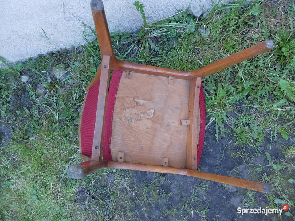 Krzesło z epoki PRL produkcja Jasienica 638