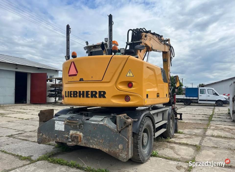 Liebherr A918 Compact system GPS 3D Leica 2012r Sochaczew