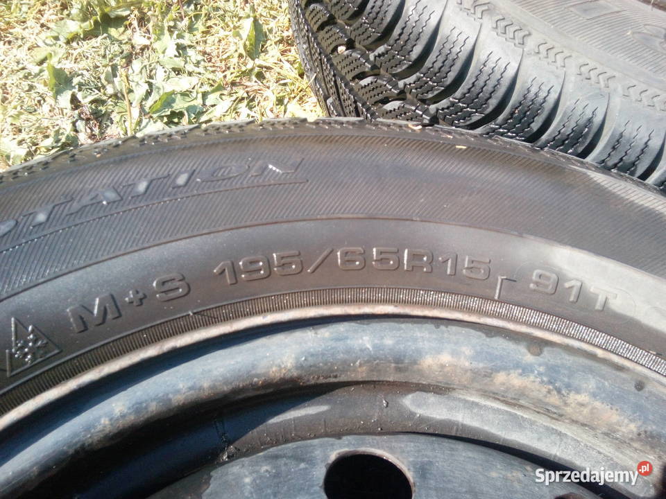 sprzedam koła z oponami całoroczne 195x65r15 Strzelno