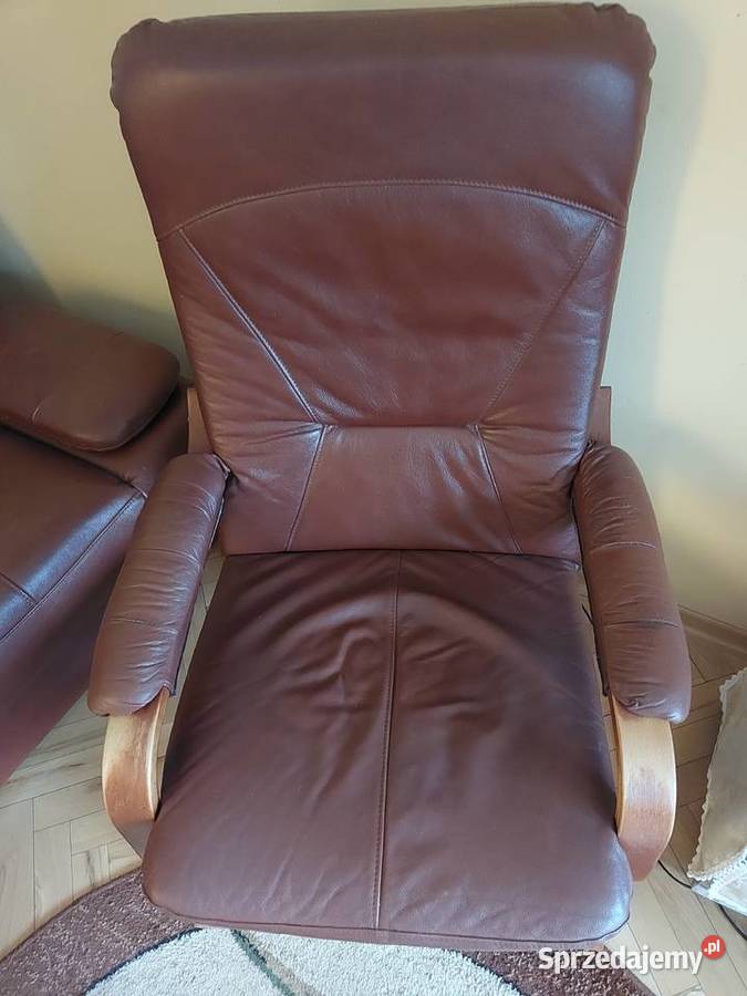 Kanapa skórzana 2 fotele skórzane sprzedam