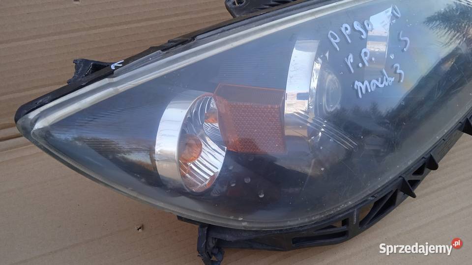 MAZDA 3 BK LAMPA PRZÓD PRAWA SOCZEWKA EU Zbierkowo