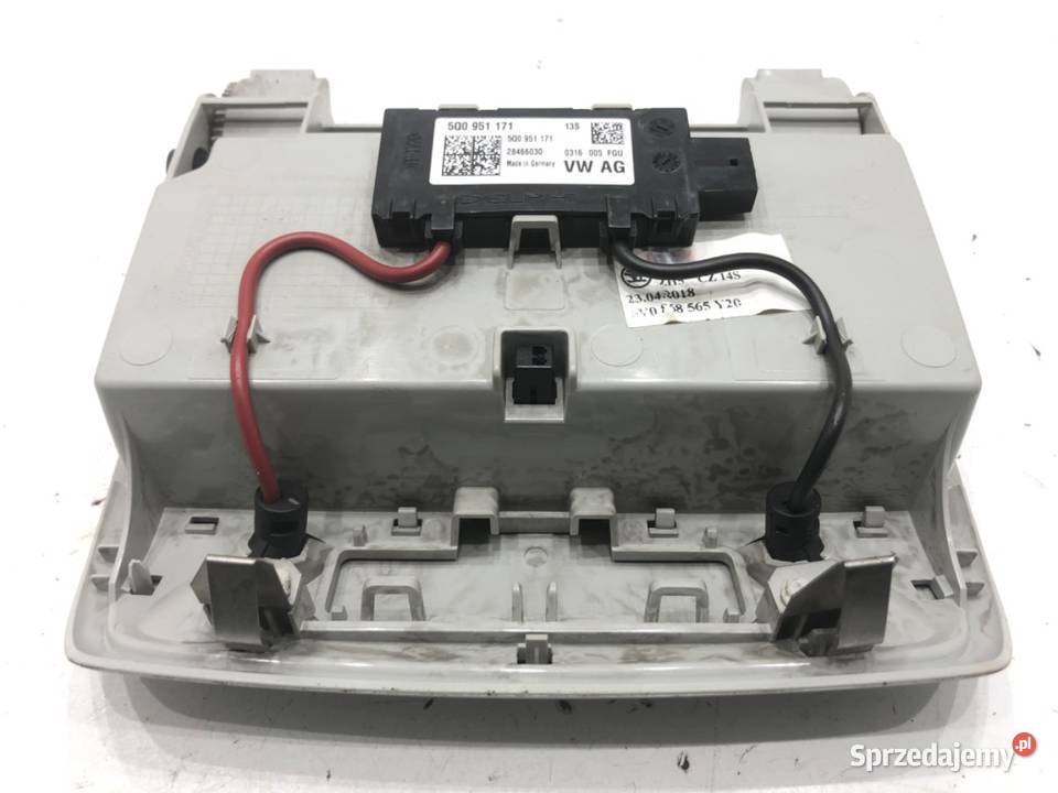 SCHOWEK NA OKULARY SKODA RAPID 5V0868565 16 115 osobowe Schowki, półki