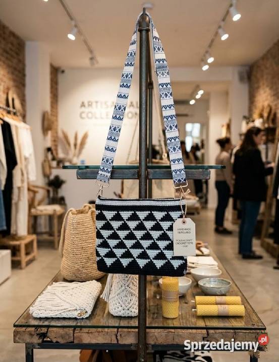 Torebka na ramię crochet ręczne robiona Piotrków Trybunalski sprzedam