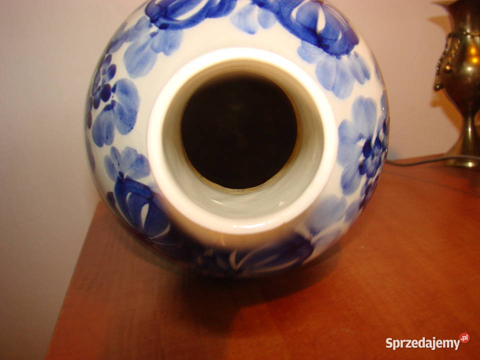 Włocławek fajansowy wazon PRL