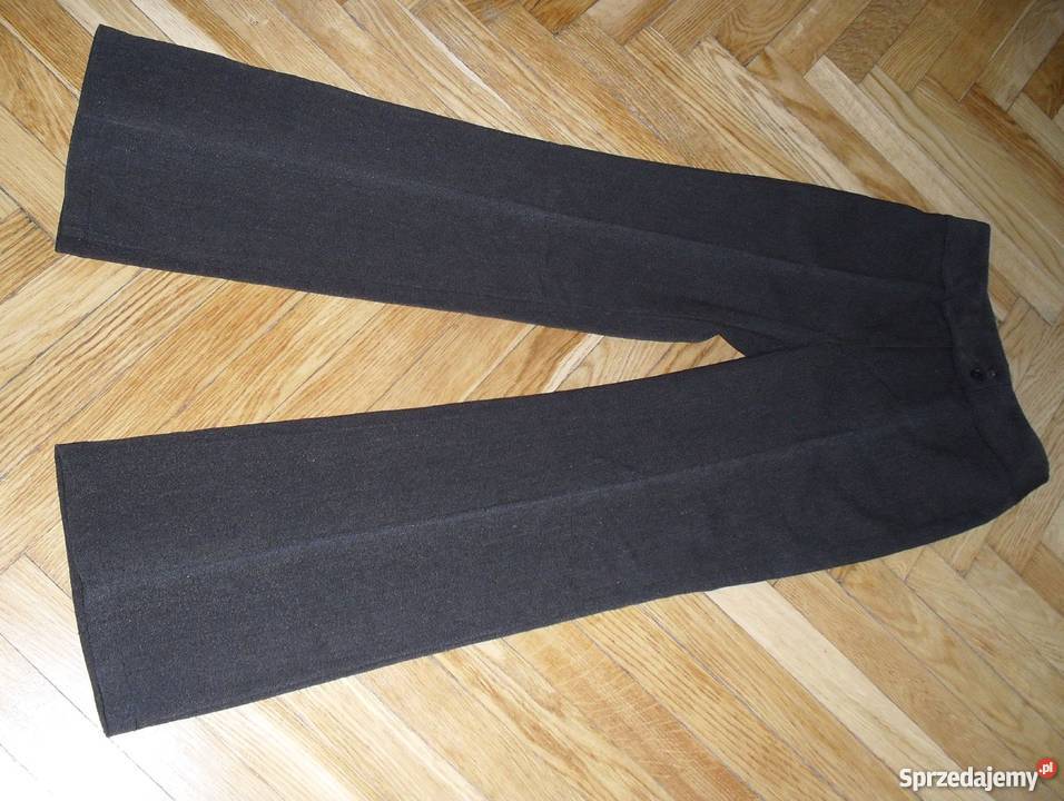 ELEGANCKIE CIEPLE SPODNIE Z MATERIAŁU R42 łódzkie Łódź