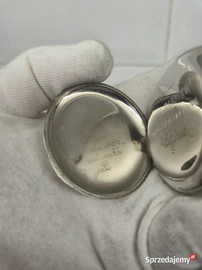 Zabytkowy francuski zegarek kieszonkowy Paul Chorzów