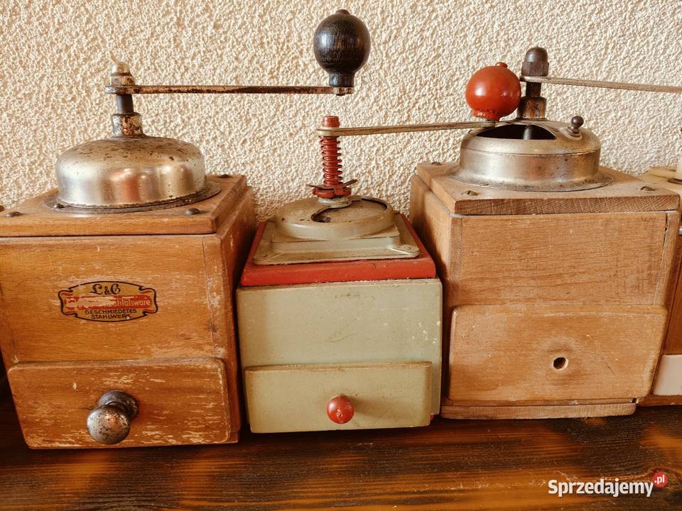 Kolekcja starych młynków to mielenia Antyki, Sztuka, Kolekcje Sandomierz