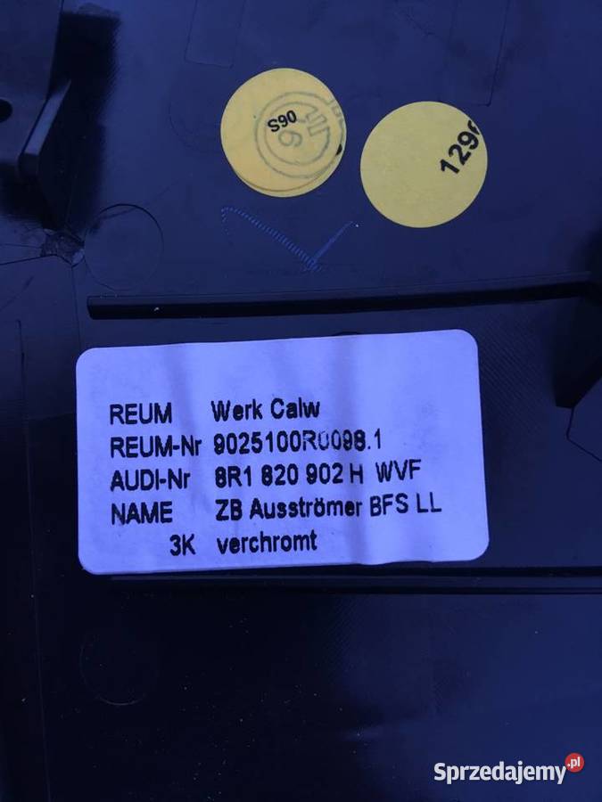 KRATKA NAWIEWU KONSOLI PRAWA AUDI Q5 8R1820902h Szczecin sprzedam
