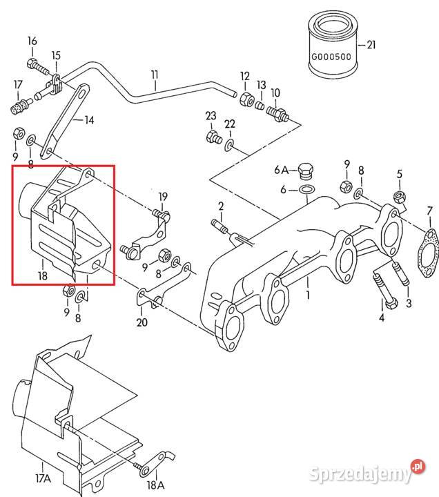 Audi 80 B4 Cabrio 20 ABK Obudowa powietrza Łapa podkarpackie Dębica