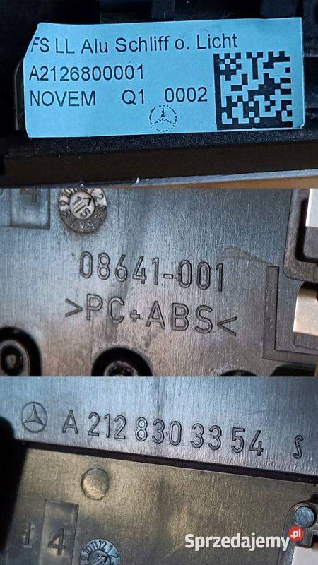 MERCEDES W212 LIFT KRATKA NAWIEWU LEWY PRZÓD wielkopolskie sprzedam