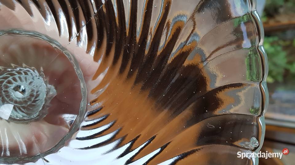 Patera paterka na nodze Spirelli Ząbkowice szkło sprzedam