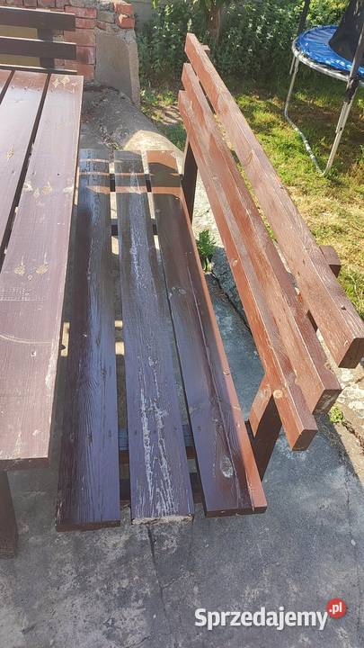 Meble ogrodowe drewniane opolskie Olszanka