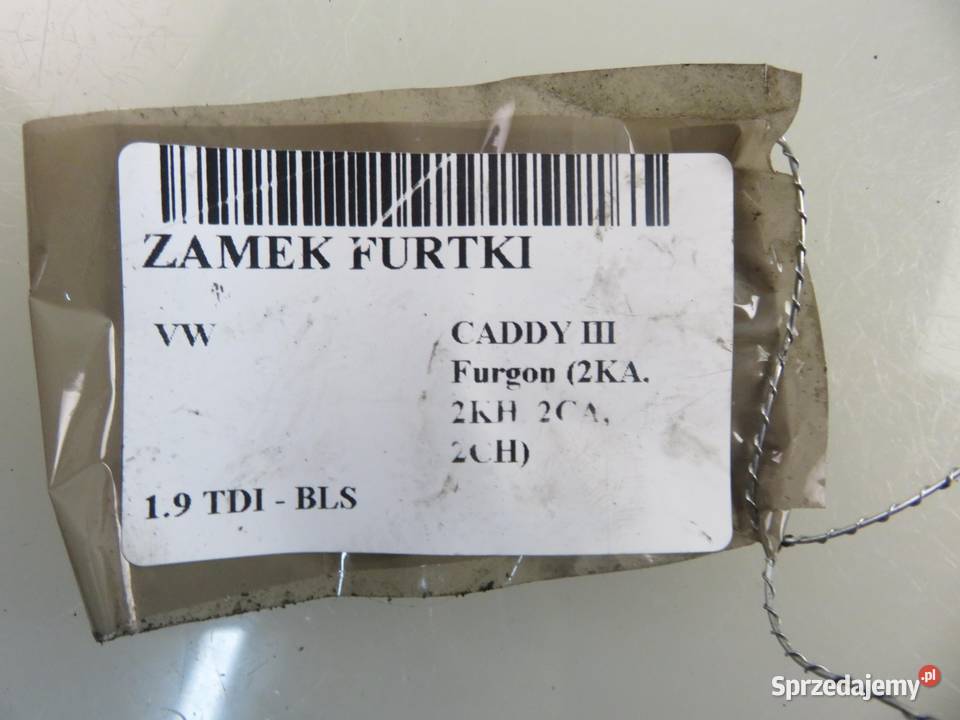 ZAMEK DRZWI TYLNY VW CADDY III 2K0827201K małopolskie sprzedam