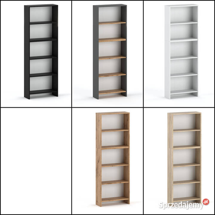 Regał Na Książki Dzieci Paulla 60 Półki 189cm Elbląg