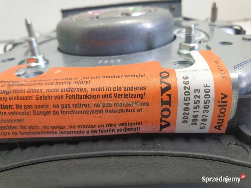 Volvo V40 S40 PODUSZKA POWIETRZNA KIEROWCY Poduszki powietrzne Chełm