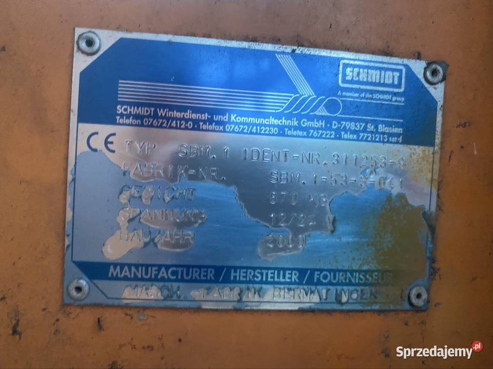 Kosiarka czołową marki schmidt Pokój