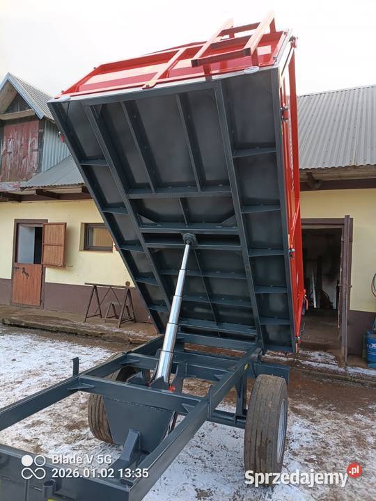 Przyczepa wywrotka jednoosiowa