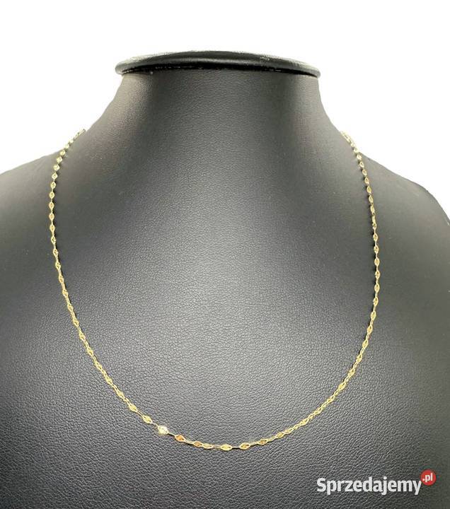 Nowy Złoty Łańcuszek pr 585 077g 45 złoto Elbląg sprzedam