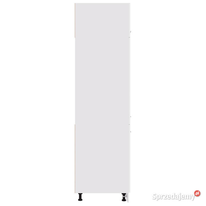 Szafka na lodówkę wysoki połysk biała 60x57x207 Warszawa