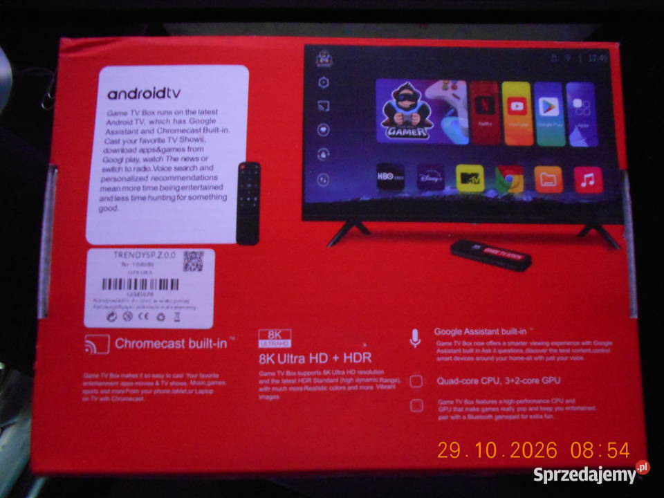 KONSOLA RETRO HDMI TV NA 20000 GIER 2X PADY