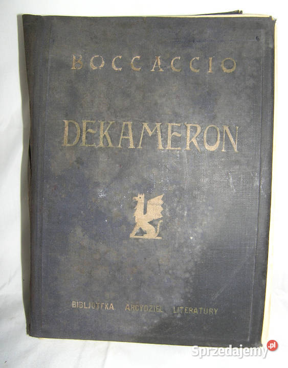 Dekameron G Boccaccio 1930rJSzD Bartków