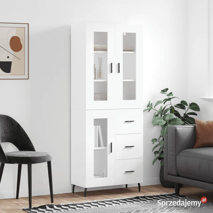 Witrynka biała 695x34x180 materiał sprzedam