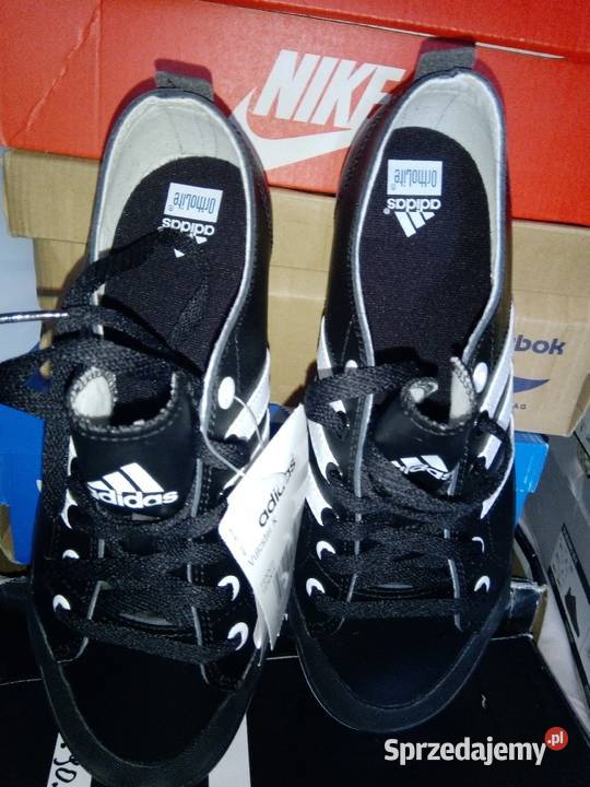 Buty sportowe Adidas Vulkaner unisex 39 nowe czarny mazowieckie Mińsk Mazowiecki