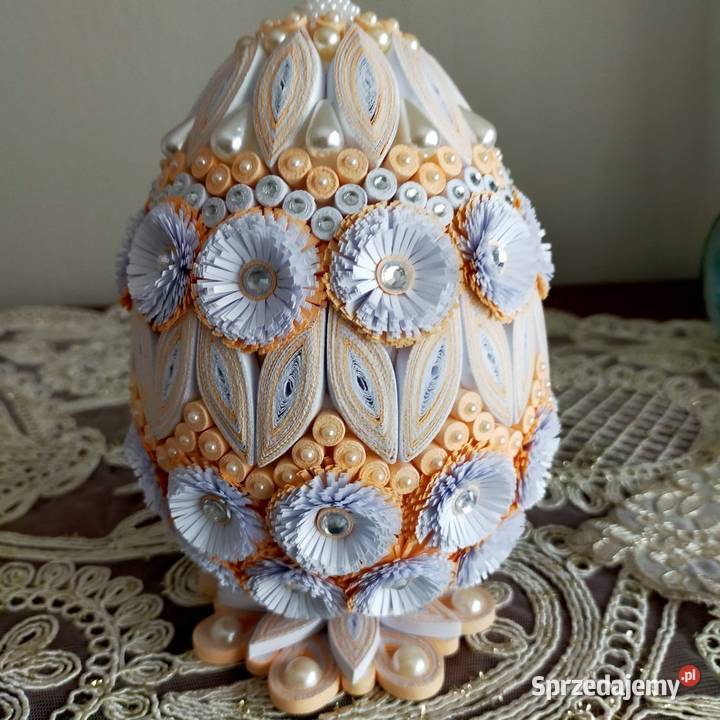 Jajka wielkanocne ręcznie robione quilling Kraków