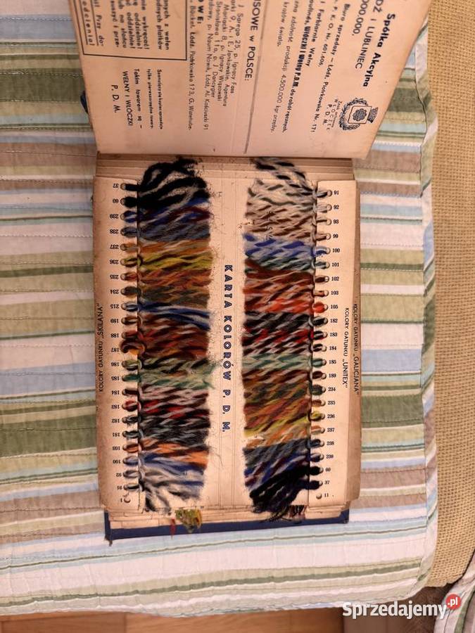 139 WZORNIK WEŁEN I WŁÓCZEK UNION TEXTILE LATA