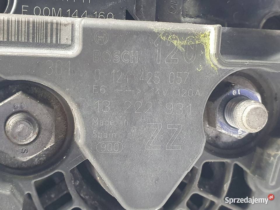 ALTERNATOR Opel Corsa D 12 16V 0124425057 Chełm