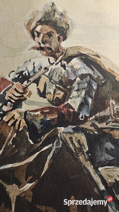 Pocztówka ręcznie malowana 1919