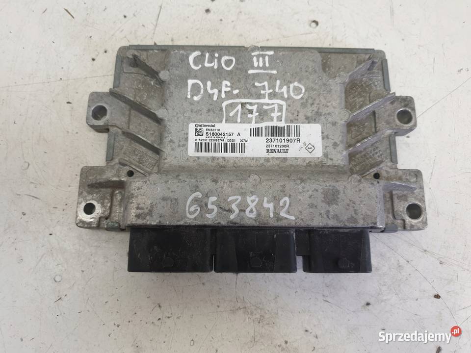 Renault Clio III 12 16V STEROWNIK SILNIKA osobowe Rudka