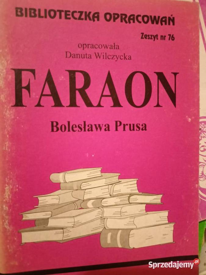 Faraon Prusa analizy lektur szkolnych księgarnia Warszawa
