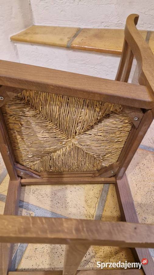 Włoskie krzesło klasyczne nowe z drewna 42cm Krzesła Lublin sprzedam