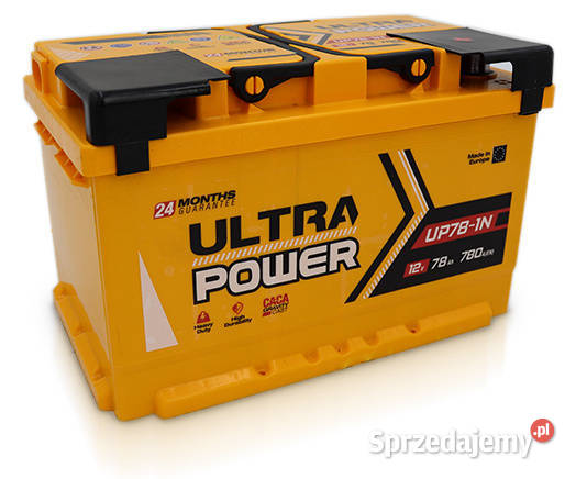 Akumulator Ultra Power 12V 78Ah 780A P MARCO Siedlce
