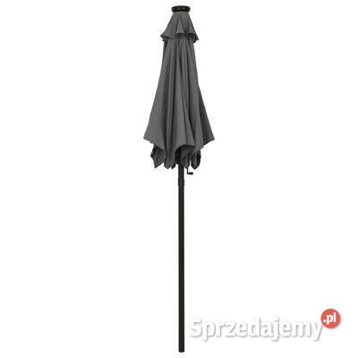 vidaXL Parasol z lampkami LED antracytowy mazowieckie